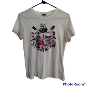 Vintage Lucky Brand Women's Graphic Fitted Tee